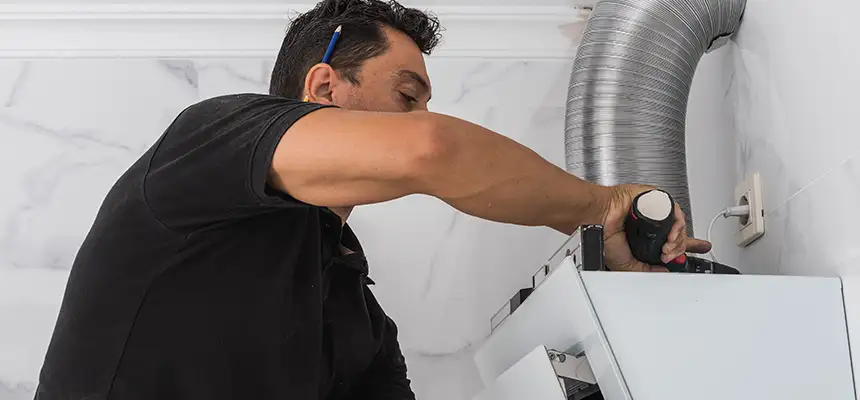 Precision In-wall Dryer Vent Cleaning & Rerouting Corrections in Socorro, TX